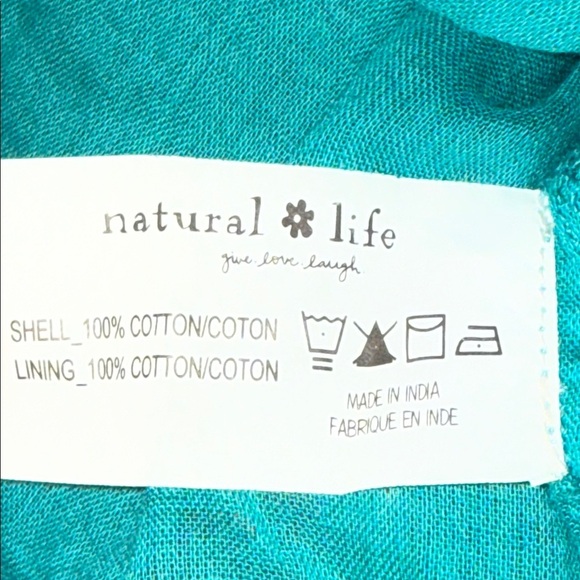 Natural Life Amelia Cotton Sleeveless Dress SZ Medium - Picture 9 of 9